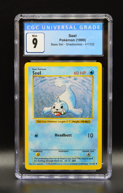 Seel Shadowless 1999 Pokemon Base Set Unlimited #41 WOTC CGC 9 PSA - Image 1