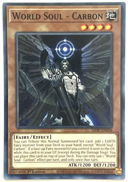 YuGiOh! - World Soul - Carbon - LIOV-EN028 - 1st Edition - Common - Image 1