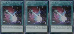 *** 3X DARK RULER NO MORE 3X *** PLAYSET SECRET RARE (NM) TN19-EN014 YUGIOH! - Image 1