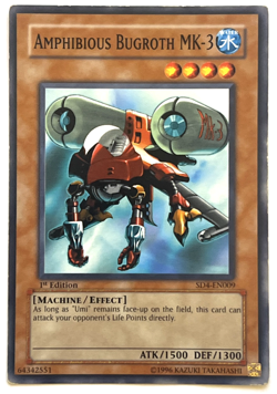 YuGiOh! - Amphibious Bugroth MK-3 - SD4-EN009 - 1st Edition - Common - Image 1