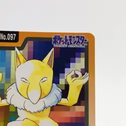Pokemon Cards Bandai Carddass Hypno File No.097 1997 EX Japanese g50 - Image 3
