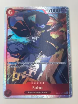 Sabo OP05-007 SR PRB-01 One Piece Card Game The Best - Image 1