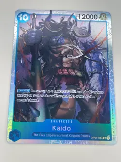 Kaidou OP04-044 SR PRB-01 One Piece Card Game The Best - Image 1