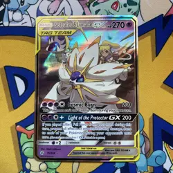 Solgaleo & Lunala GX 75/236 Cosmic Eclipse Ultra Rare Holo Pokemon Card NM - Image 1