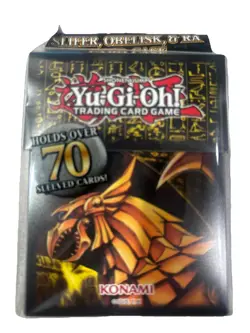 Yu-Gi-Oh! Slifer, Obelisk & Ra Deck Box Card Case Konami New - Image 1