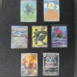 Pokemon TCG 7 Card Lot- Ex Full Art Promo - Image 1
