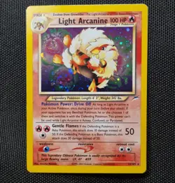 Light Arcanine Holo Neo Destiny 12/105 Pokemon Card TCG - LP - Image 1