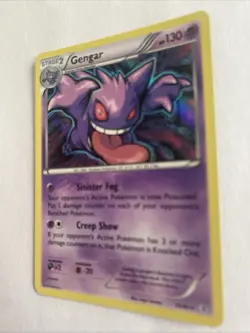 Pokemon Gengar TCG XY Breakthrough Holo Rare Card 60/162 - Image 2