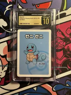 CGC Pristine 10 Squirtle Old Maid 2019 Japanese Pokemon Card - Image 1