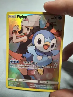 Piplup Secret Rare Pokemon Trading Card Game Cosmic Eclipse Near Mint - Image 1