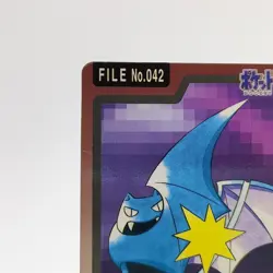 Pokemon Cards Bandai Carddass Golbat File No.042 1997 Poor Japanese g43 - Image 3