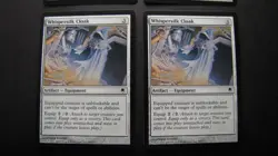 MTG 4x Whispersilk Cloak Darksteel artifact exc LP NM Magic the Gathering card - Image 3