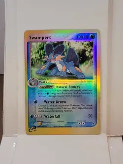 Swampert EX Ruby & Sapphire 23/109 Reverse Holo Pokemon Card 2003 - Image 1