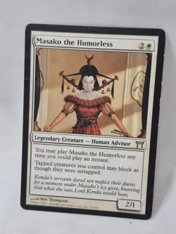 MTG MASAKO THE HUMORLESS - Champions of Kamigawa - Human Advisor - LP Magic Card - Image 1