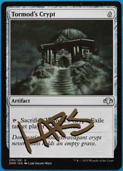 Tormod's Crypt Dominaria Remastered NM Uncommon SIGNED CARD (504982) ABUGames - Image 1