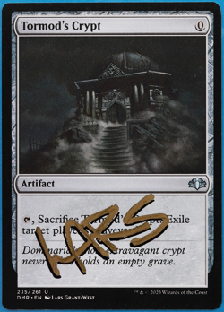 Tormod's Crypt Dominaria Remastered NM Uncommon SIGNED CARD (504983) ABUGames - Image 1