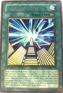 Future Fusion POTD-EN044 Rare 1st Edition YuGiOh TCG Card LP - Image 1