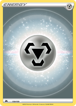 Metal Energy Crown Zenith 159/159 Textured Full Art Pokemon Card NM - Image 1