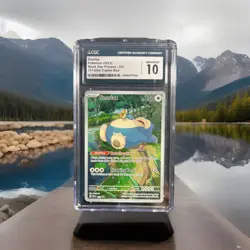 Snorlax 51 2023 BLACK STARS Promo Card 151 ELITE TRAINER BOX CGC 10 GEM MINT - Image 2