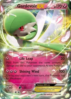 Pokemon TCG Gardevoir EX Primal Clash Ultra Holo Rare Card 105/160 XY - Image 1