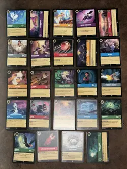 Disney Lorcana: Ursula’s Return Chapter 1 Common/ Uncommon Card Lot Of 141 - Image 1