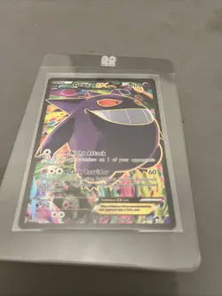 Pokemon Gengar-EX TCG Full Art Ultra Rare Card Phantom Forces 114/119 Holo - Image 1