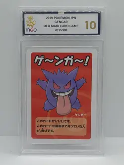 MGC 10 Gengar Old Maid 2019 Babanuki Pokemon Playing Card Gem Mint Condition - Image 3
