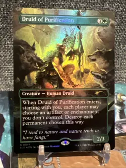 MTG | Druid of Purification (Rainbow Foil) [Secret Lair] ✨FOIL✨ - Image 1