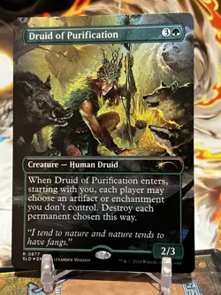 MTG | Druid of Purification (Rainbow Foil) [Secret Lair] ✨FOIL✨ - Image 2