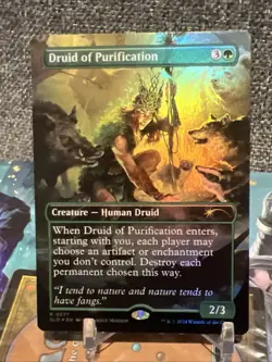 MTG | Druid of Purification (Rainbow Foil) [Secret Lair] ✨FOIL✨ - Image 4