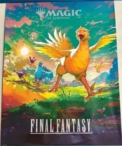 MTG Final Fantasy Magic The Gathering Chocobo 18 x 24 FOIL Promo Poster - Image 1