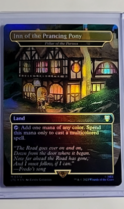 2023 MTG Magic The Gathering LOTR Commander Foil #372 Inn of the Prancing Pony - Image 1
