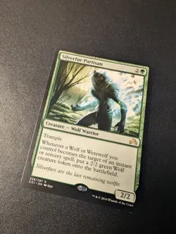 MTG Silverfur Partisan Shadows Over Innistrad 228/297 Regular Rare - Image 1