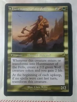 Huntmaster of the Fells // Ravager of the Fells (Retro Frame) Magic MTG - Image 1