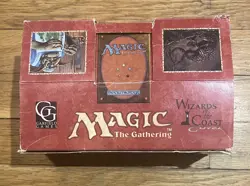 Magic The Gathering Fallen Empires 1994 EMPTY Booster Display Boxes Open - Image 1