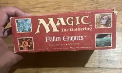 Magic The Gathering Fallen Empires 1994 EMPTY Booster Display Boxes Open - Image 5