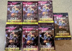MTG - Edge of Eternities - Play Booster Pack Lot (7 Packs Total) - Sealed/New - Image 1