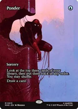 Ponder (Borderless) [Marvel's Spider-Man] MTG - Image 1