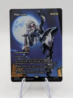 Magic the Gathering Spiderman | Nine Lives Borderless | Pack fresh NM - Image 1