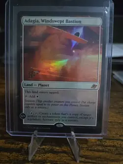 Adagia, Windswept Bastion - Foil - Prerelease Promo NM, English MTG MTG Edge of - Image 1
