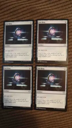 Magic: the Gathering / MtG Sol Ring x4 C20 - Image 1
