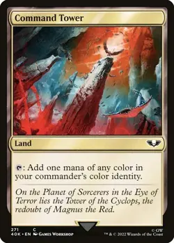 MTG - 4 x Command Tower (271) - Playset of 4 - Warhammer 40K Commander - Image 2