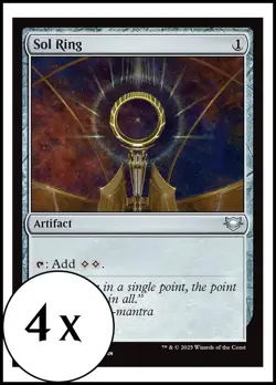 MTG - 4 x Sol Ring - Playset 4x x4 - Edge of Eternities - Image 1