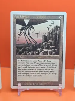 🟤🟤🟤 (4) 1994 MAGIC The Gathering THE HIVE REVISED 3RD EDITION PLAYED 🟤🟤 - Image 3