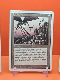 🟤🟤🟤 (4) 1994 MAGIC The Gathering THE HIVE REVISED 3RD EDITION PLAYED 🟤🟤 - Image 4