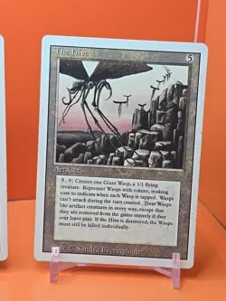 🟤🟤🟤 (4) 1994 MAGIC The Gathering THE HIVE REVISED 3RD EDITION PLAYED 🟤🟤 - Image 5