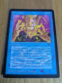 WOTC MTG Vintage Beta Edition Power Sink (MP) Magic the Gathering - Image 1