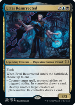 MTG Ertai Resurrected - Foil, Dominaria United, Lightly Played, English - Image 1