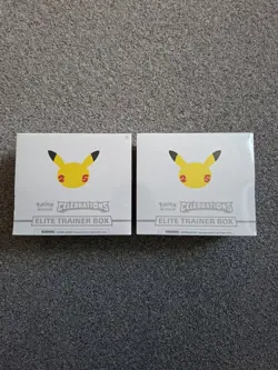 2x Pokemon TCG Celebration Elite Trainer Box ETB 25th Anniversary - New & Sealed - Image 1