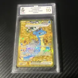 Pokemon TCG Lapras EX SVP 164 Scarlet Violet Black Star Promo Graded 10 MGC - Image 1